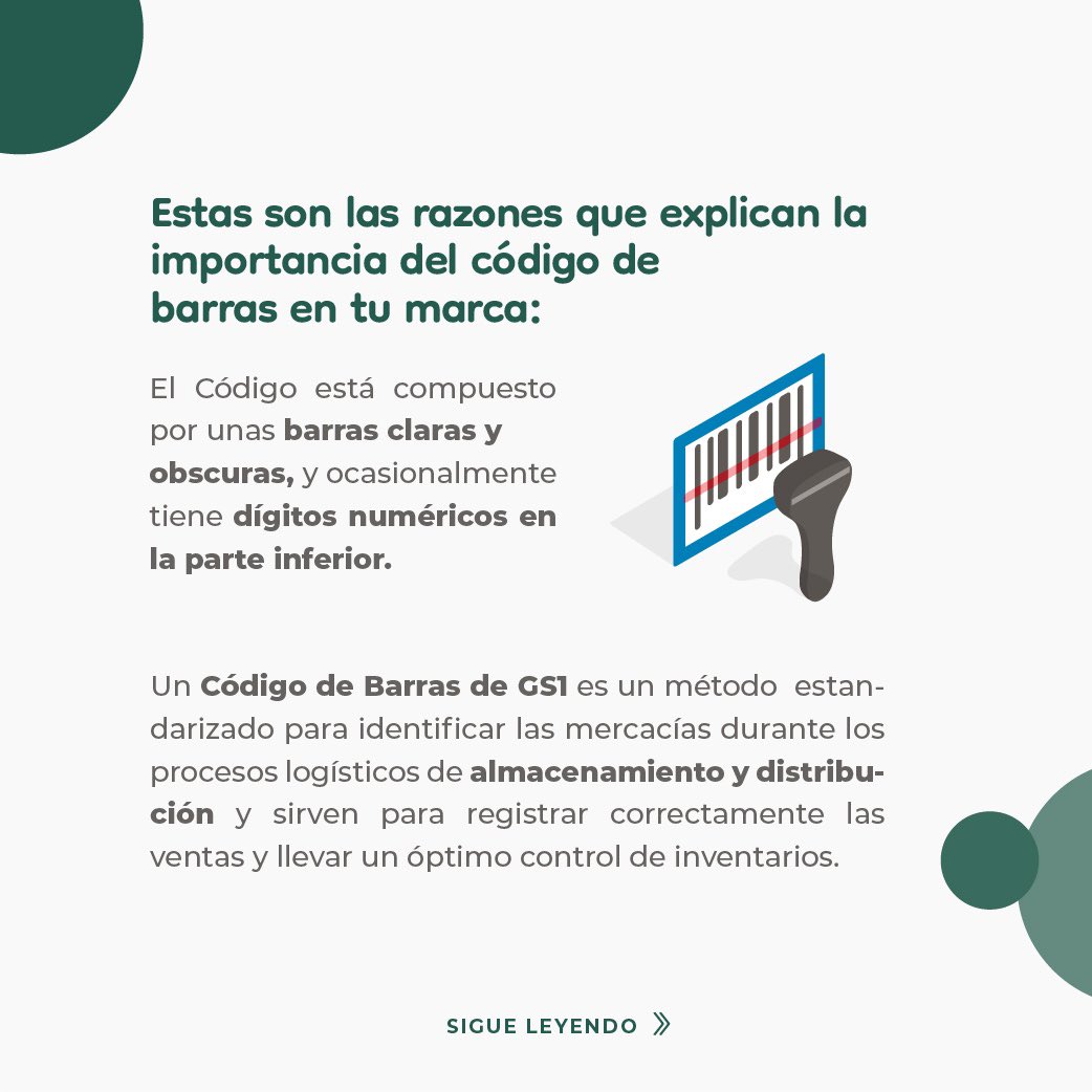 SinaloaSedeco's tweet image. ¿Sabes cuáles son los beneficios de contar con tu código de barras? 

A la hora de adquirir un producto o venderlo, el #códigodebarras es la única forma de obtener toda la información de manera rápida y sencilla, además de mantener el control de tu inventario.