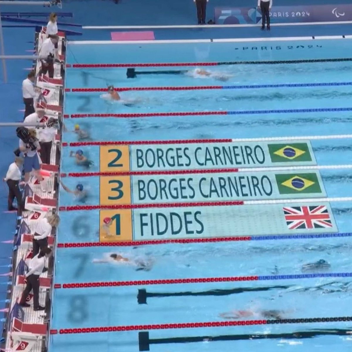 paposfut's tweet photo. as irmãs GÊMEAS Débora Borges Carneiro e Beatriz Borges Carneiro ganharam PRATA e BRONZE na natação das Paralimpíadas, no dia do aniversário do PAI delas! 🥈🥉

definição de PREDESTINADAS. 👏🏻 https://t.co/1BsIkbjdhW
