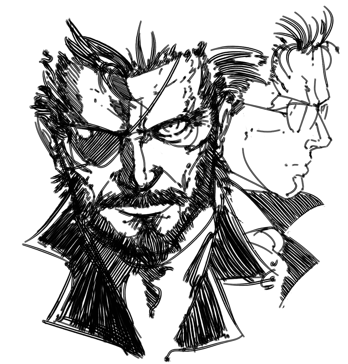 experimenting with custom brushes again
BIG BOSS &amp; KAZ