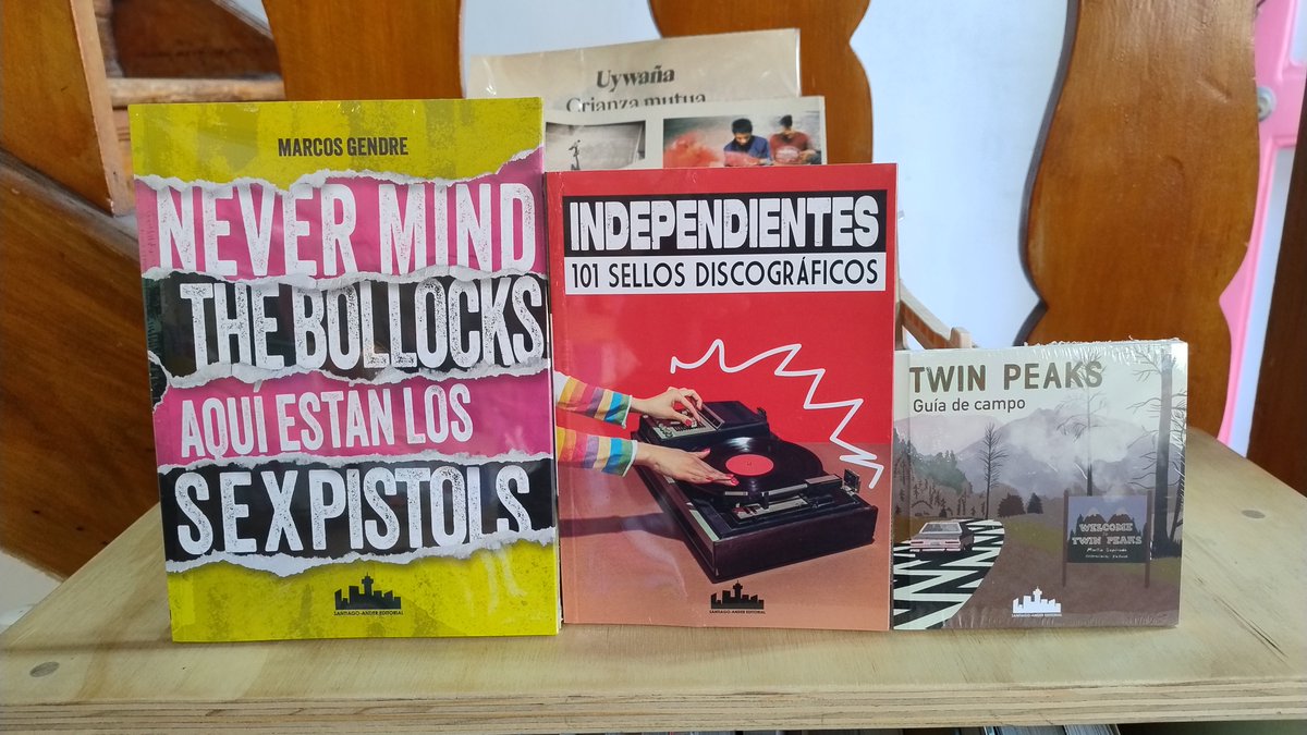 Santiago-Ander (@stgoandereditor) on Twitter photo Nuestras últimas novedades disponibles en Librería #Kalimera:
📚 #SexPistols de <a href="/MarcosGendre/">Marcos Gendre</a>
📚 #Independientes de #vvaa
📚 #TwinPeaks de <a href="/Martinservible/">Martin Sepúlveda B.</a>
📍 Seminario 291, Providencia, Metro Santa Isabel
+info👇
instagram.com/kalimera_libros Nuestras últimas novedades disponibles en Librería #Kalimera:
📚 #SexPistols de <a href="/MarcosGendre/">Marcos Gendre</a>
📚 #Independientes de #vvaa
📚 #TwinPeaks de <a href="/Martinservible/">Martin Sepúlveda B.</a>
📍 Seminario 291, Providencia, Metro Santa Isabel
+info👇
instagram.com/kalimera_libros