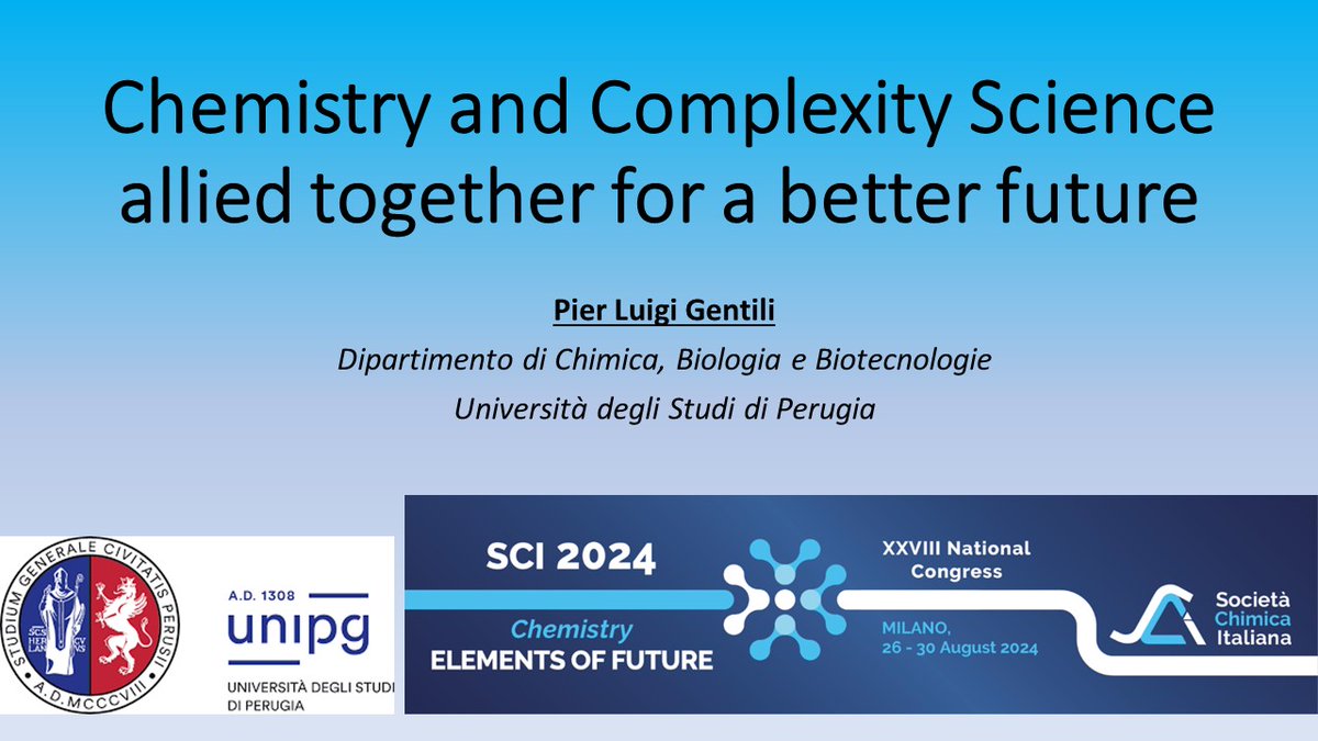 Pier_Complexity's tweet photo. At #SCI2024 I presented an invited #keynote on #chemistry and #complexity #science in #education for preparing the new generations to tackle #global #challenges.
#Milano
@SocChimIta
@UniperugiaNews https://t.co/5XmcWC1PG9