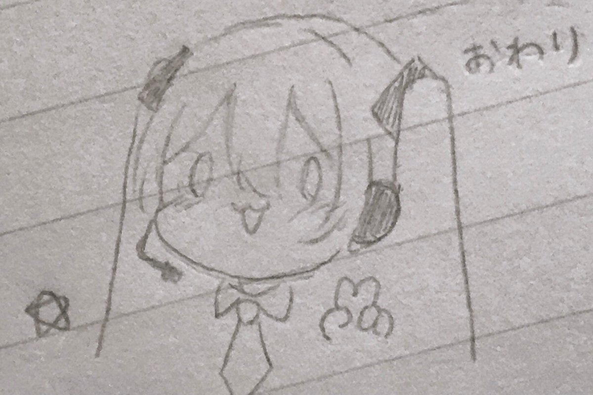 終わった…やっと片付いた
てことで落書き(もうよくわからん)