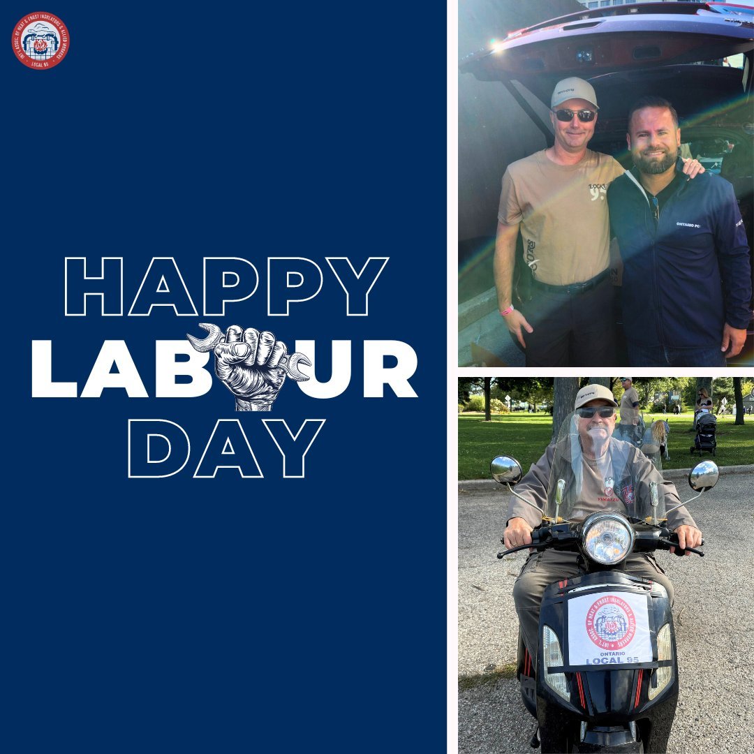 OInsulators95's tweet photo. Happy #LabourDay to our dedicated members and #skilledtradeworkers everywhere! 🛠️ 

Today, we honour the legacy of our forefathers who fought tirelessly for our rights, celebrate their achievements and renew our commitment to excellence and solidarity. 💪 https://t.co/sFPmQVPYWZ