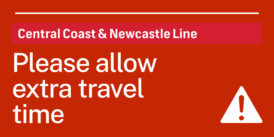 #CentralCoastNewcastleLine Allow extra travel time due to an incident requiring emergency services at Mount Colah.

Trains may stop on platforms/between stations for longer than normal. 

Please check transport apps, information screens and listen to announcements