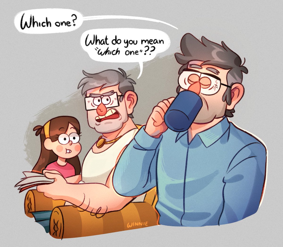 Winnie62123994's tweet photo. Something silly bc I love this au sm
#GravityFalls #HandymanBill
1/2 https://t.co/qHSXfPPgOY