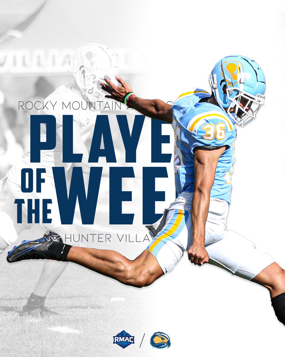 FLC Football (@flcfootball) on Twitter photo Hunter the Punter brings home the <a href="/RMAC_SPORTS/">RMAC Sports</a> Week Zero Special Teams Player of the Week!😮💨
Villavicencio tallied 40-yard and 26-yard field goals in addition to a pair of point-after-attempts as well as 439 yards across kickoffs and punting🔥
#ToTheTop Hunter the Punter brings home the <a href="/RMAC_SPORTS/">RMAC Sports</a> Week Zero Special Teams Player of the Week!😮💨
Villavicencio tallied 40-yard and 26-yard field goals in addition to a pair of point-after-attempts as well as 439 yards across kickoffs and punting🔥
#ToTheTop