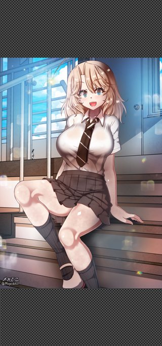 昼休みの宇宙人ちゃんAlien girl at lunchtime 