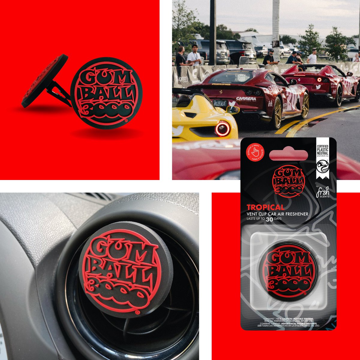 FRSH Scents (@frshscents) on Twitter photo The 25th <a href="/gumball3000/">Gumball 3000</a> rally is just one week away!
Keep an eye out for our exclusive Gumball 3000 collection, featuring the all-new Tropical-scented Polymer Vent Clip, along with the upgraded Ultrasonic Diffuser.
#gumball3000 #25yearsofgumball #airfreshener #frshscents The 25th <a href="/gumball3000/">Gumball 3000</a> rally is just one week away!
Keep an eye out for our exclusive Gumball 3000 collection, featuring the all-new Tropical-scented Polymer Vent Clip, along with the upgraded Ultrasonic Diffuser.
#gumball3000 #25yearsofgumball #airfreshener #frshscents