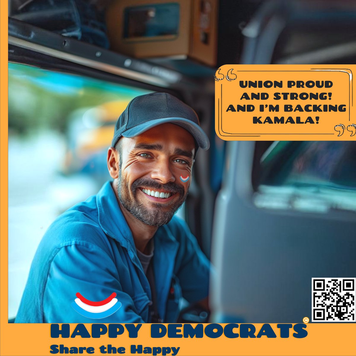 HappyDemocrats's tweet photo. We at Happy Democrats give our due thanks to Union-Labor today! #politicalart #politicalartist #happydemocrats #UnionStrong #union #unionlabor #laborday #KamalaHarris #TimWalz https://t.co/poTPmot6LF