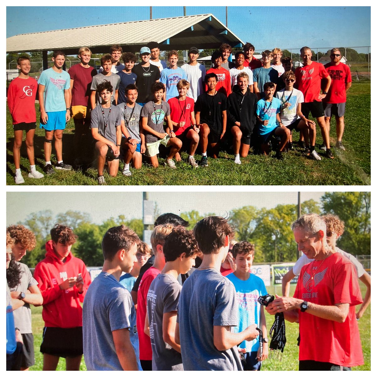 Congrats to the eight new members of CGXC Improve Every Day &amp; Log It Club. It’s not easy to run / improve 100 days in a row. New members are: Luke Adler, Elliott Fisher, Gabe Sunga, Ethan Zheng, Luke Dagley, Andrew Bruhl, and Jackson Deaton.  Aim High.