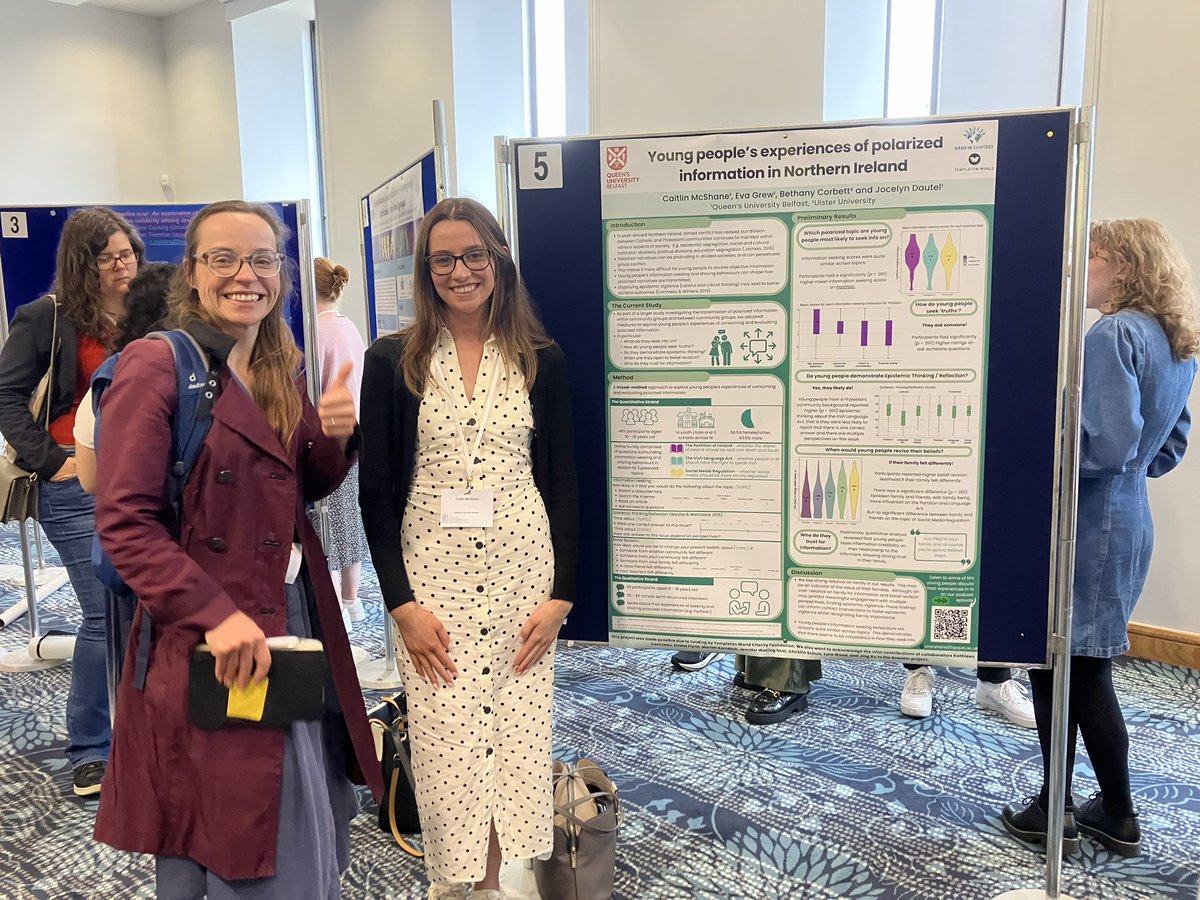 Jocelyn Dautel (@dauteljocelyn) on Twitter photo Great chats at <a href="/socialpsychUK/">BPS Social Psychology Section</a> poster session today, and very proud of #KidsInContext poster presentations by <a href="/Tara_Pi314/">Tara Pi</a> <a href="/eva__ko/">Eva Grew</a> <a href="/rebeccacsmyth1/">Rebecca Smyth</a> Caitlin & Emma! <a href="/QUBciir/">Centre for Identity and Intergroup Relations</a> <a href="/QUBPsych/">QUB - School of Psychology</a> Great chats at <a href="/socialpsychUK/">BPS Social Psychology Section</a> poster session today, and very proud of #KidsInContext poster presentations by <a href="/Tara_Pi314/">Tara Pi</a> <a href="/eva__ko/">Eva Grew</a> <a href="/rebeccacsmyth1/">Rebecca Smyth</a> Caitlin & Emma! <a href="/QUBciir/">Centre for Identity and Intergroup Relations</a> <a href="/QUBPsych/">QUB - School of Psychology</a>