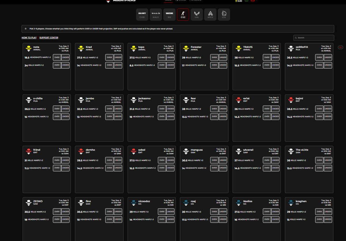 PolyProTools's tweet image. 🚨 CS2 BOARD IS UP FOR TOMORROW! 

🚀 GET YOUR PICKS IN

picks.esportsagent.gg