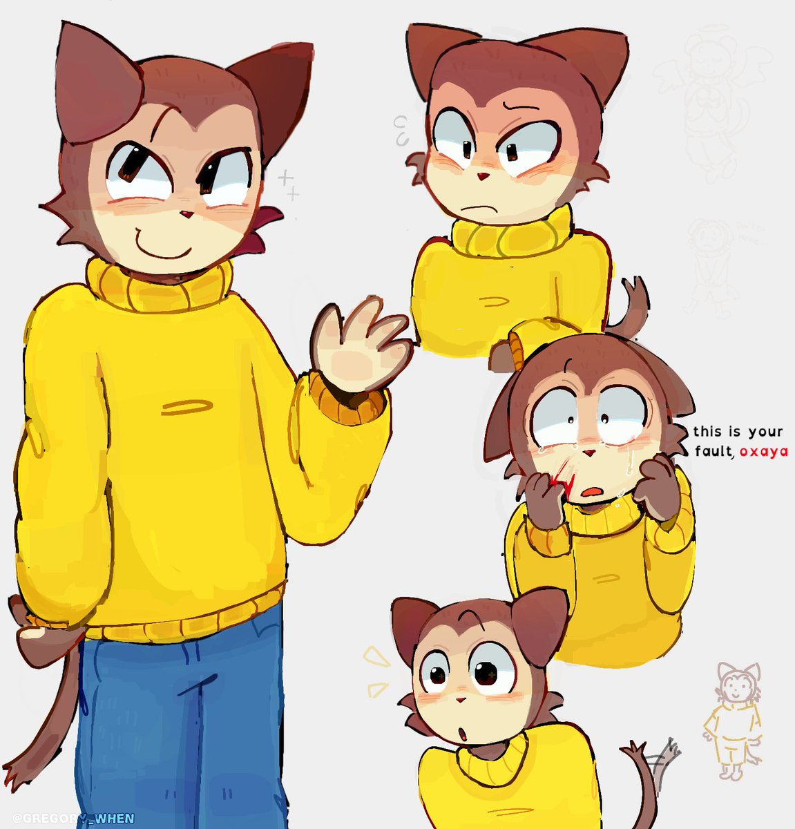 Rebzyyx_meow's tweet image. coloring practice with thiz creature #oxayacreatedotnet #MaxDesingPro 
#maxdesginprotwt