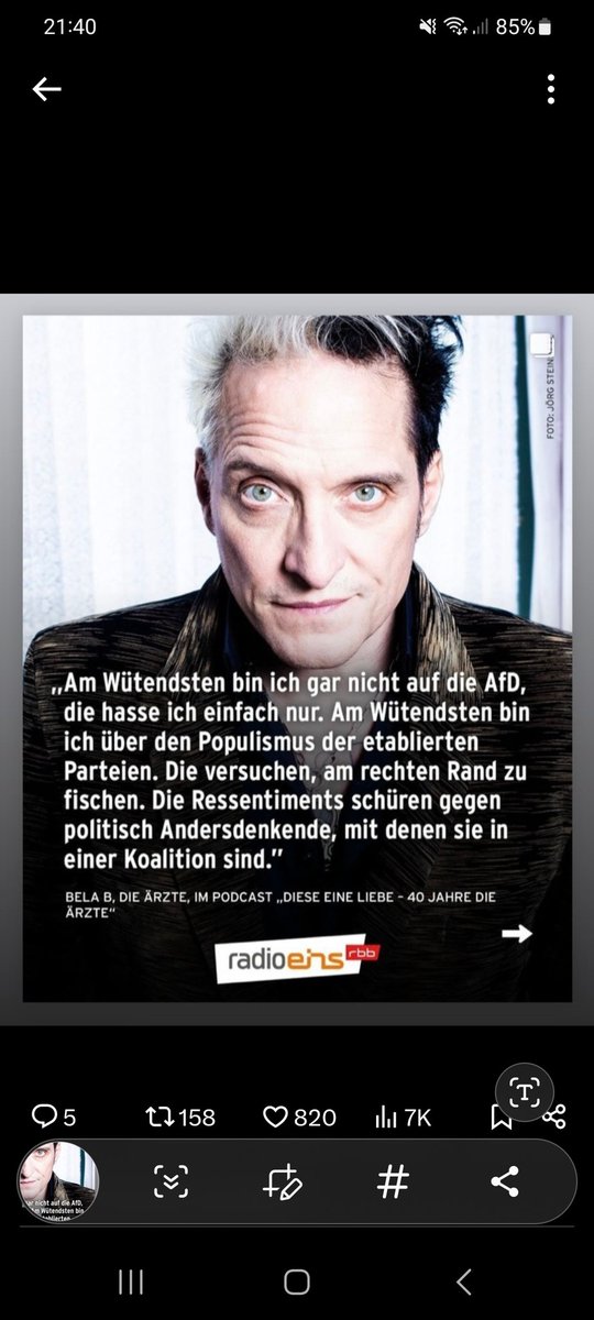 <a href="/Coolnasenbaer/">Coolnasenbaer 👊😁👍</a> Die anderen Parteien haben Angst, weil die Grünen keine Schaumschläger sind, sondern versuchen, Probleme aufzuzeigen und anzugehen. Deshalb müssen sie die Grüne Konkurrenz so schlimm wie möglich darstellen. Leider fallen viele auf die Lügen von AfD, BSW, CDU und FDP rein.