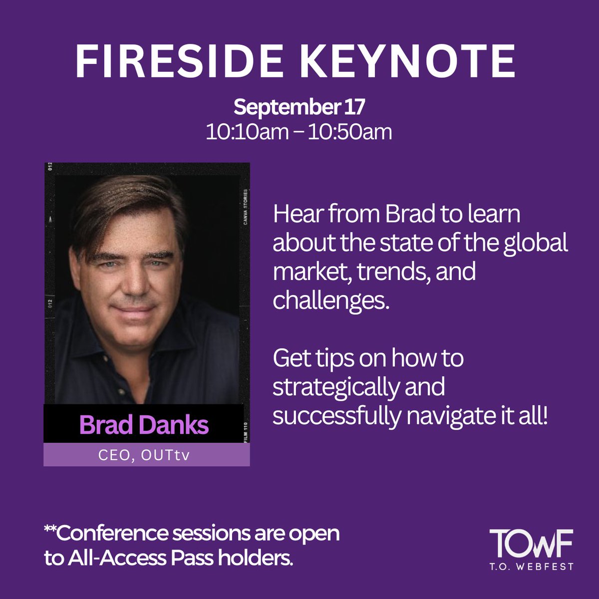 TOWebFest's tweet image. Our opening keynote is going to give you insights about the state of the global market in short form and television. 

Get your All-Access Pass today!
l8r.it/FX8l

#awards #webfest #towebfest #Toronto #webseries #shortform #screening #conference #towf11