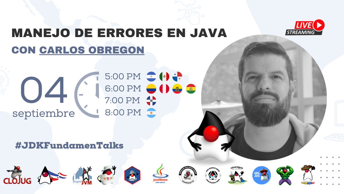 gaijinco's tweet image. Si NULL es el desacierto del billón de dólares entonces una mala estrategia de errores debe ser el error de los 10 billones de dólares. Acompáñanos este miércoles para hablar de como evitarlos: meetup.com/bogota-jvm-mee… #JUGEvents #JavaComunidad #JavaLatam #JDKFundamenTalks