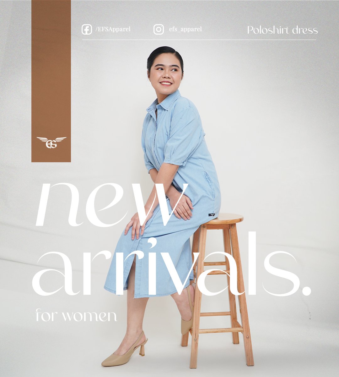 EFS_Apparel's tweet image. 🌟 New EFS Ladies Collection Alert! 🌟

Discover our stunning new dress available in 3 gorgeous Blue Hues! 💙🩵💙 From S to 3XL, we’ve got the perfect fit for everyone.

👗 Only P1399.00 (S-XL)
➕ Plus sizes available with a small additional fee.

🛒 Don’t miss out—shop now💃