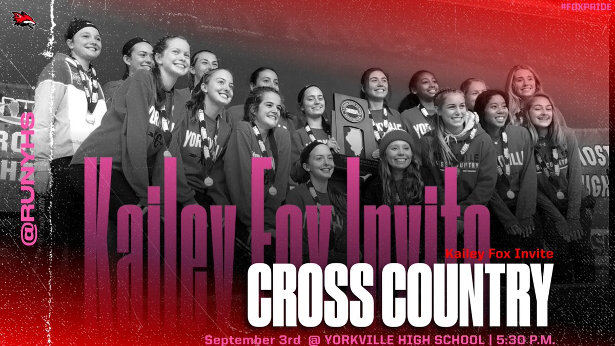 Yorkville Foxes (@yhsathletics115) on Twitter photo Come out and support <a href="/RunYHS/">Yorkville CC/T&F</a> at the Kailey Fox Invite ran through the YHS campus grounds! 5:30pm Co-Ed Open Race | 6:15pm Varsity Boys | 6:45pm Varsity Girls Come out and support <a href="/RunYHS/">Yorkville CC/T&F</a> at the Kailey Fox Invite ran through the YHS campus grounds! 5:30pm Co-Ed Open Race | 6:15pm Varsity Boys | 6:45pm Varsity Girls