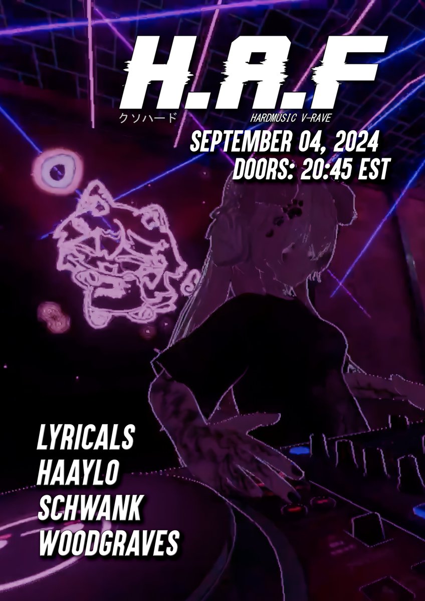 H.A.F Wednesdays 2024 - Vol. 7

Wednesday September 4th 21:00 EST

Doors <t:1725497100:F>