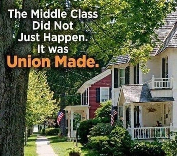 garlandgates's tweet image. Correct. The #MiddleClass did not just happen. It was #UnionMade.

#LaborDay2024 #OrganizedLabor #CollectiveBargaining #UnionStrong #SolidarityForever