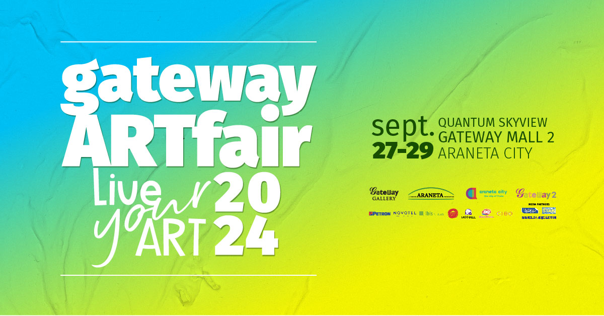 jaa_foundation's tweet photo. GATEWAY ART FAIR MICROSITE GOES LIVE!

Everything about Gateway Art Fair is here https://t.co/UDUvApKp74

See you on 27-29 September 2024 at the Quantum Skyview of Gateway Mall 2, Araneta City.

#gatewayartfair2024 #liveyourart https://t.co/LBB8fUWBZv