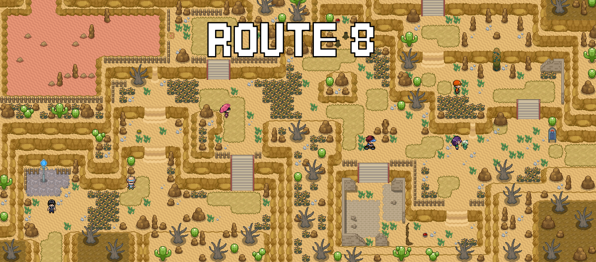 GadirPokemonENG's tweet photo. 🏜 Route 8 🏜

We've reached the desert of the Gadir region, the driest place on the island. To cross certain parts of the route, you'll need to ride the Hippowdon Poké Ride. https://t.co/btvBnO4Lji