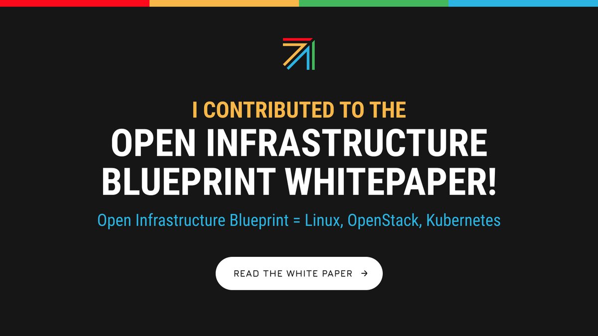 Kendall Nelson (@knelson92) on Twitter photo Hey @openinfra community! Check out this whitepaper on using @openstack <a href="/kubernetes/">kubernetes</a> and @linux together! #openinfrastructureblueprint openinfra.dev/open-infrastru… Hey @openinfra community! Check out this whitepaper on using @openstack <a href="/kubernetes/">kubernetes</a> and @linux together! #openinfrastructureblueprint openinfra.dev/open-infrastru…