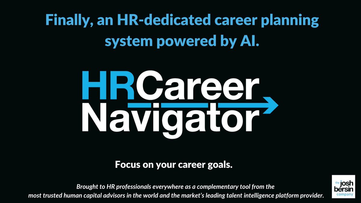 We understand your dedication &amp; passion for your HR career. Now, with the HR Career Navigator, we are offering you a way to pursue your goals in a new way. And, it is completely free—part of our mission to give back to our community. Here: hubs.ly/Q02N4F4m0 

#futureofwork
