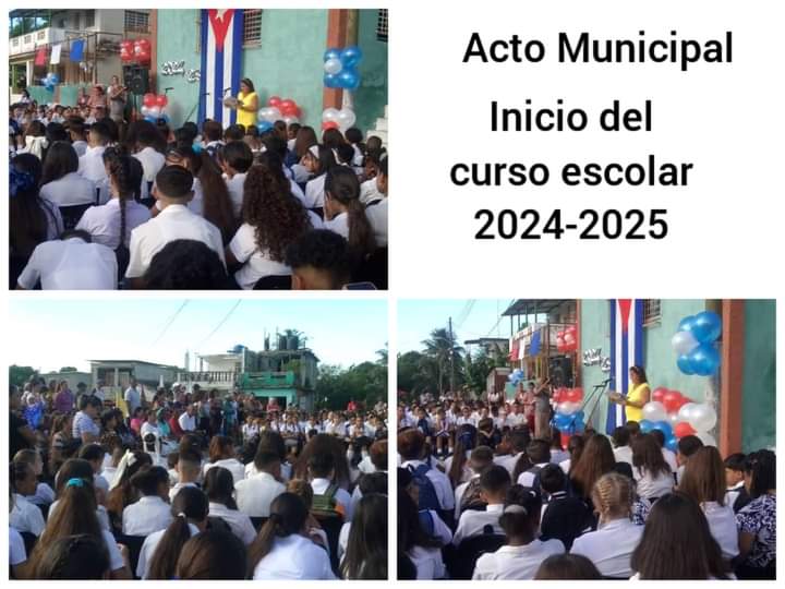 Alegría compartida este 2 de septiembre #Guanabacoa se vistió de gala en el #InicioDelCursEscolar  Un acto de Inicio cargado de emociones y dónde se invito a la familia y la comunidad a #PonerleCorazón  a la educación de nuestros hijos.