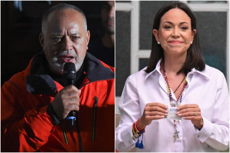 Sin evidencia, Diosdado Cabello acusó a María Corina Machado del apagón masivo maduradas.com/sin-evidencia-…