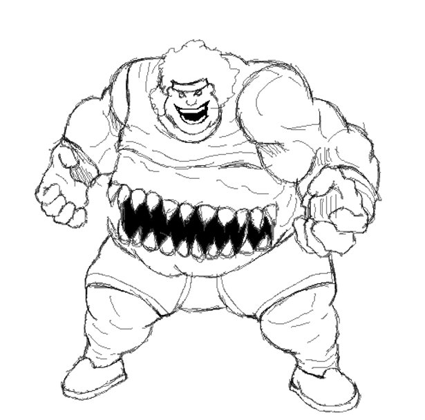 oluwafunmibi20's tweet photo. So they have a second character and I know most people will take the route of giving him Choji or Fat Gum's power where he coverts his fat into energy
I'm taking a different route though
Whatever he puts in his mouth tummy shoots out acid, so he feeds it his trash from his snacks https://t.co/6vAeUU8L7y