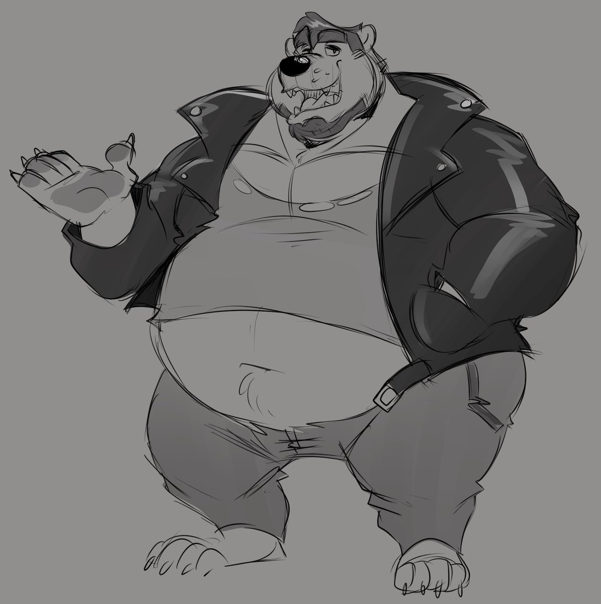Blain_Wolf's tweet photo. Me, fully entering my fat bear era https://t.co/HlFdJc8tcv