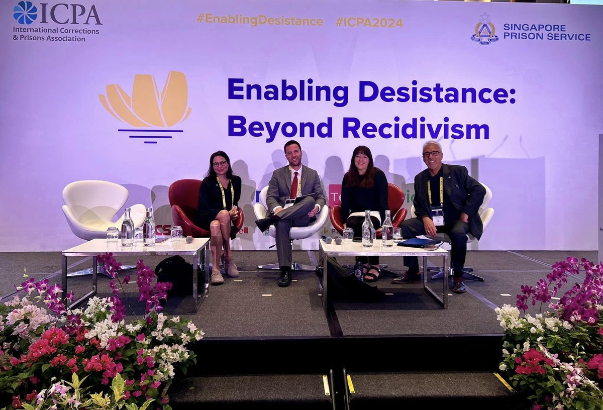 kwrightCRJ's tweet photo. Loved presenting yesterday alongside @daniellerudes and @R_Ricciardelli with @fporporino3 and listening to all of the other incredible work going on around the world.  The @icpaadvancing  Annual Conference has been amazing so far!

#ICPA2024 
#EnablingDesistance https://t.co/AJLhc42u7i
