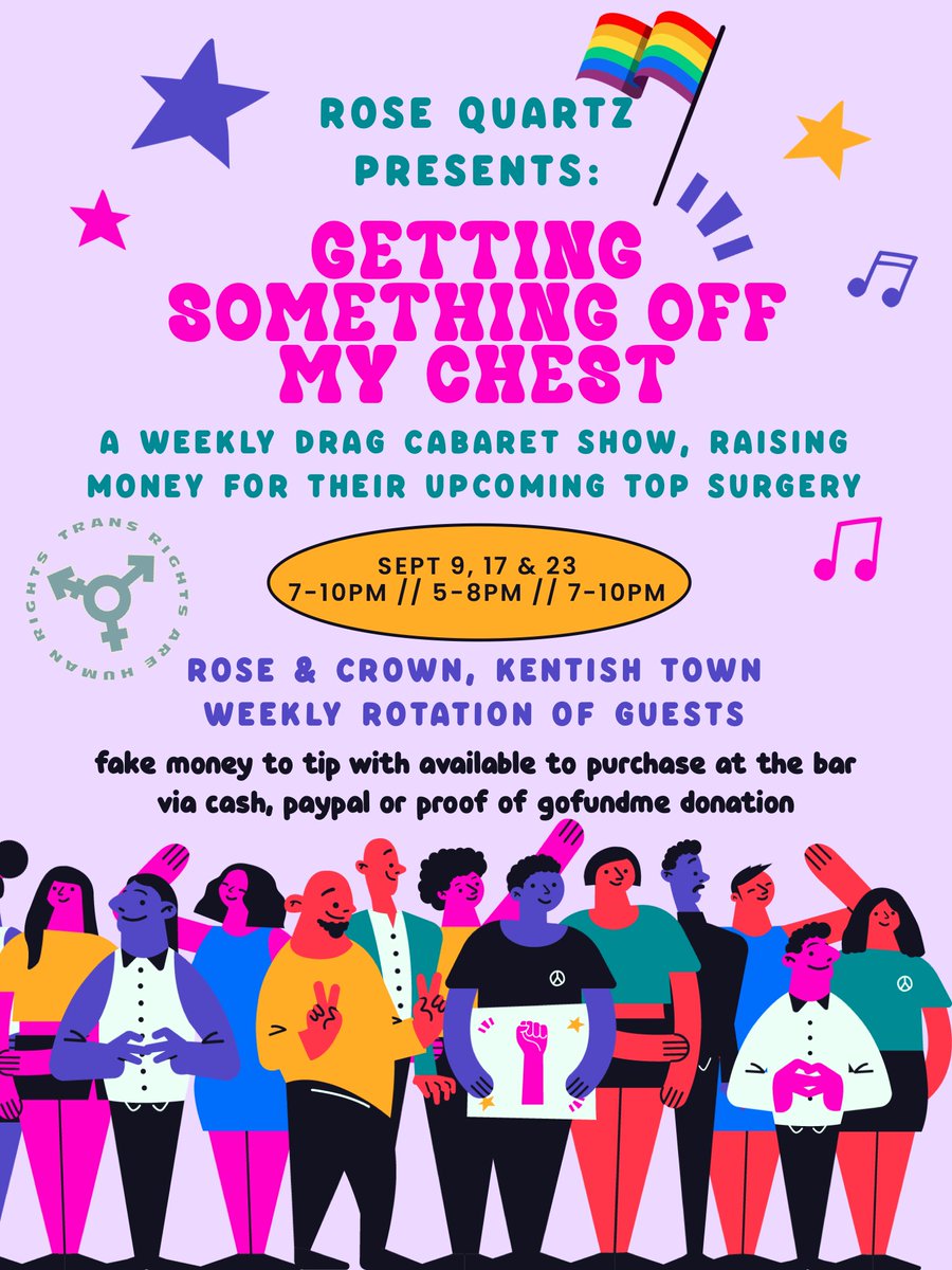 perzephone_'s tweet photo. tickets here: https://t.co/IfjrdgKUYJ

i owe £13k for my surgery in 26 days so if you can’t make it but would like to donate, i have a gofundme here: https://t.co/eKQvWljMLM

thanks all ! #trans #transfundraiser #gofundme #surgery #topsurgery #transrights https://t.co/PZcSUI1knG