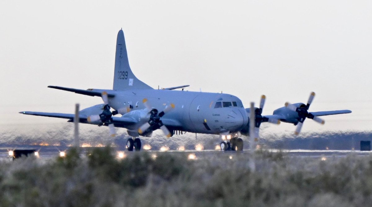 El primer avión de patrulla marítima Lockheed P-3C Orion 6-P-57 de la Armada Argentina ya aterrizó en BAAZ, la Base Aeronaval Almirante Zar.
BZ tripulación! 

📷 <a href="/feldman_da/">Daniel Feldman</a>