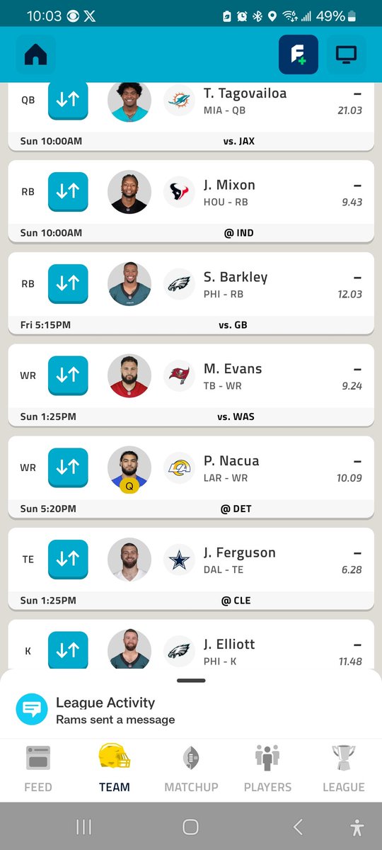 spanton36's tweet photo. @rotoworld_fb https://t.co/qZ5vdrO1jZ