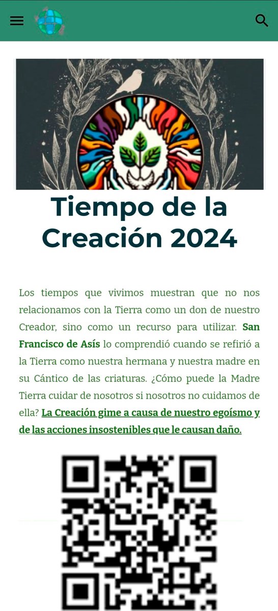 CasaComunSLP's tweet photo. La Arquidiócesis de San Luis Potosí, a traves de su dimensión del Cuidado Integral de la Creación les invita:

Tiempo de la creación, del 1o de septiembre al 4 de octubre

Participar:
https://t.co/YnGuXOZiwd

 #IglesiaPotosina #LaudatoSi #LaudateDeum #tiempodelacreación https://t.co/Ldpok7Xh86