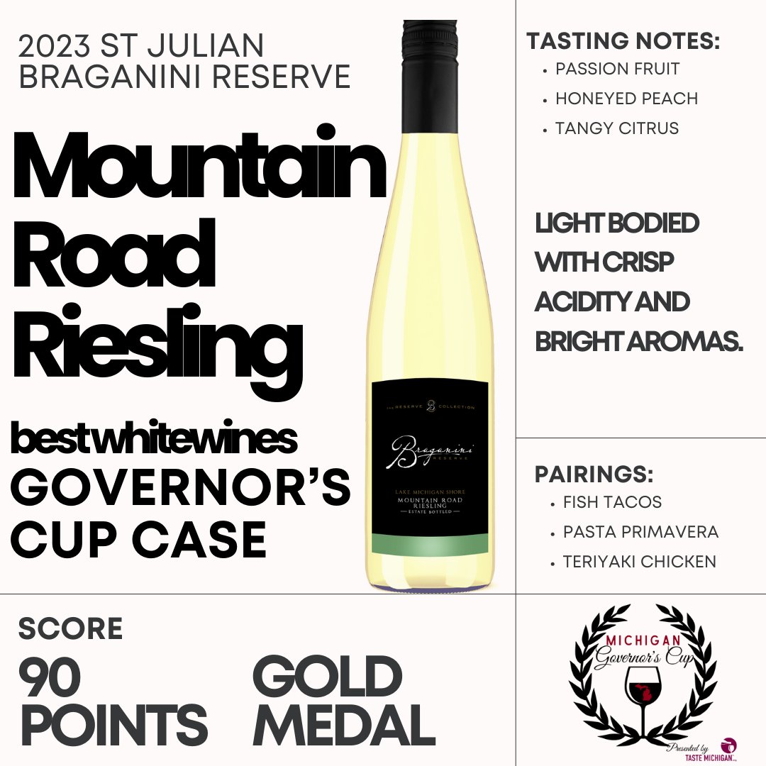 MIWineCollab's tweet photo. St. Julian earned 2 Best of Class awards and 2 wines in the 2024 MI Governor's Cup Case! Stock up on these epic wines while you can.
#MIWineCollab #MIWine #MichiganWine #DrinkMIWine #TasteMichigan #MIGovernorsCup #MIGovCup #BevTest #MIWineSummer #StJulianWinery https://t.co/905jPTckQv