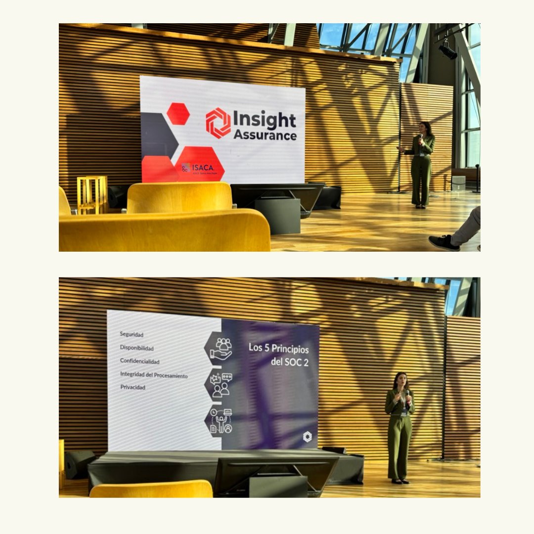 🌟 Today, Insight Assurance participated in the "Concurrent Sessions" panel, where Florencia Senmartin shared her insights on SOC2 and its benefits. 🌟 If you didn’t get the chance to learn more about us today, we’ll be at the event until September 5th.  #InsightAssurance