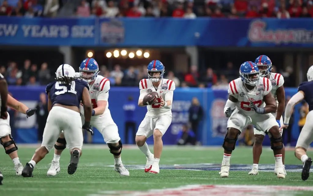 #AGTG After a great conversation with <a href="/Thamannjr/">Coach Mann M.Ed.</a> I am blessed to receive a offer from <a href="/OleMissFB/">Ole Miss Football</a> <a href="/StanfordGerry/">Gerry Stanford</a> <a href="/mcbseth51/">Seth McBride</a>  #PTK