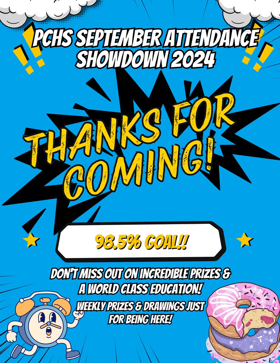 September Showdown 2024 starts tomorrow!! Don’t be late! 🍩 🍩 🍩