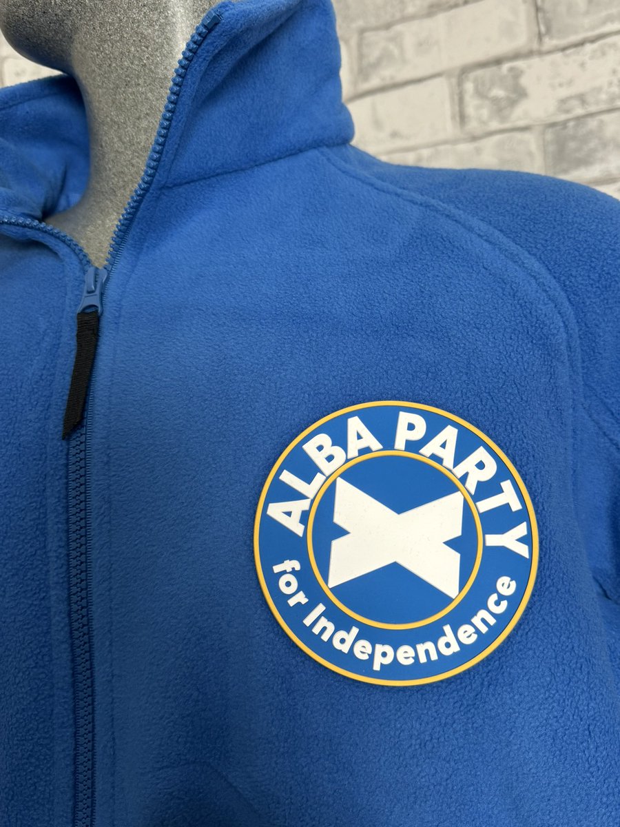 AlbaMerchandise's tweet photo. New Logo Alba Fleece Zippers in 
Royal Blue. https://t.co/dPIIn66wKI