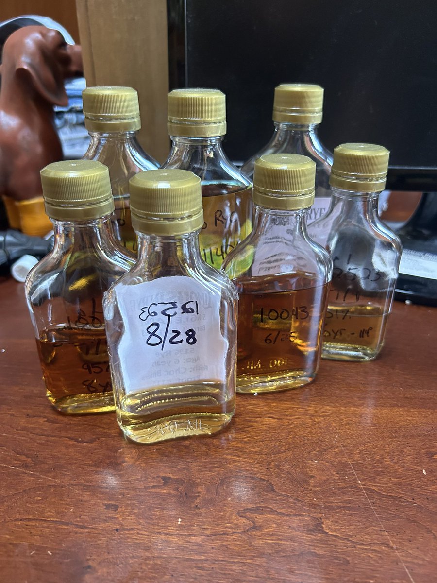 HarleysLiquor's tweet image. Laboring on Labor Day. Decisions decisions… 
New barrel pick coming soon??? 🤷🏼‍♂️

#singlebarrel #barrelpick #dancinggoat #chocolatebitters