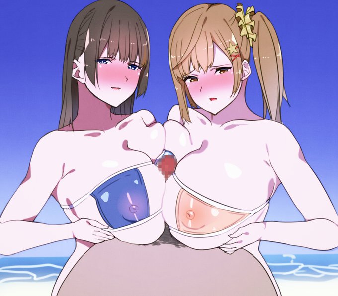 「オーナー、どうかな?❤気持ち…いい?❤」「も、もうオーナーったら…わがままなんだから…❤」DOAXVV、エロバレーよりななみんとみさきです☺☺ダブルパイズリっ #DOAXVV #ブイブイ 