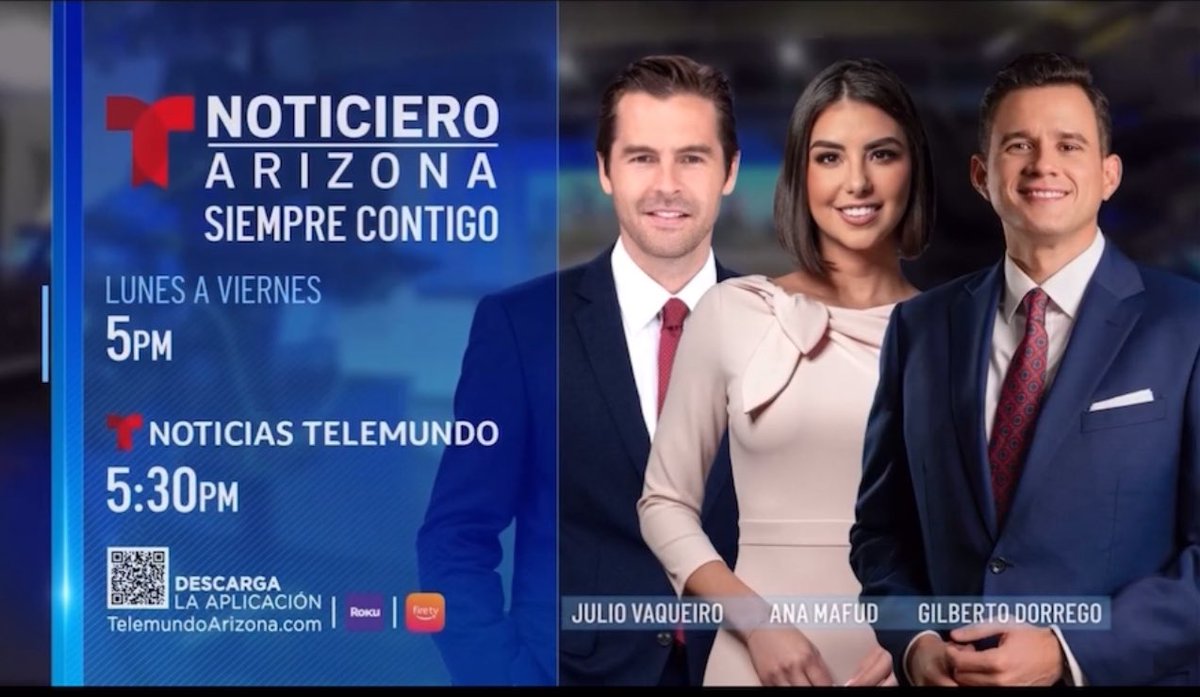 Los esperamos por <a href="/TelemundoAZ/">Telemundo Arizona</a> y <a href="/TelemundoNews/">Noticias Telemundo</a>