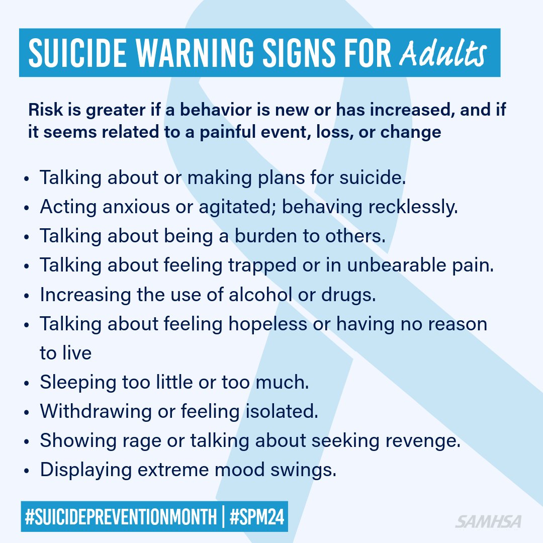 Wer4psu111's tweet photo. September is Suicide Prevention Month. It hits deep for me.
#SuicidePreventionMonth
#SuicidePrevention
#SPM24
#NSSP
#BeThe1To
#988Day https://t.co/f8o3fmxsmF