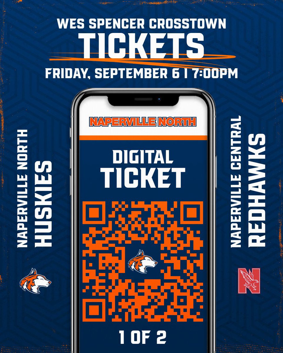 🚨CROSSTOWN🏈🚨

Naperville North is excited to host Naperville Central in the annual Wes Spencer Crosstown Classic at <a href="/NCC_Athletics/">NCC Cardinals</a>.

Important spectator information can be found below. Advance ticket sales available through GoFan and at each school this week. All students must