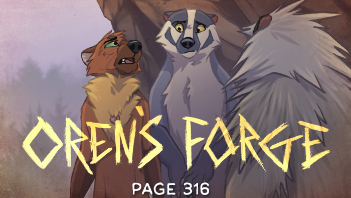 Just posted Oren's Forge PG 316!
Tapas: tapas.io/episode/3280926
FA: furaffinity.net/view/57967374/
DA: deviantart.com/teagangavet/ar…

Read all of Volume Two and help support the comic over on Patreon for only $5!
#orensforge #graphicnovel #webcomic
patreon.com/teagangavet