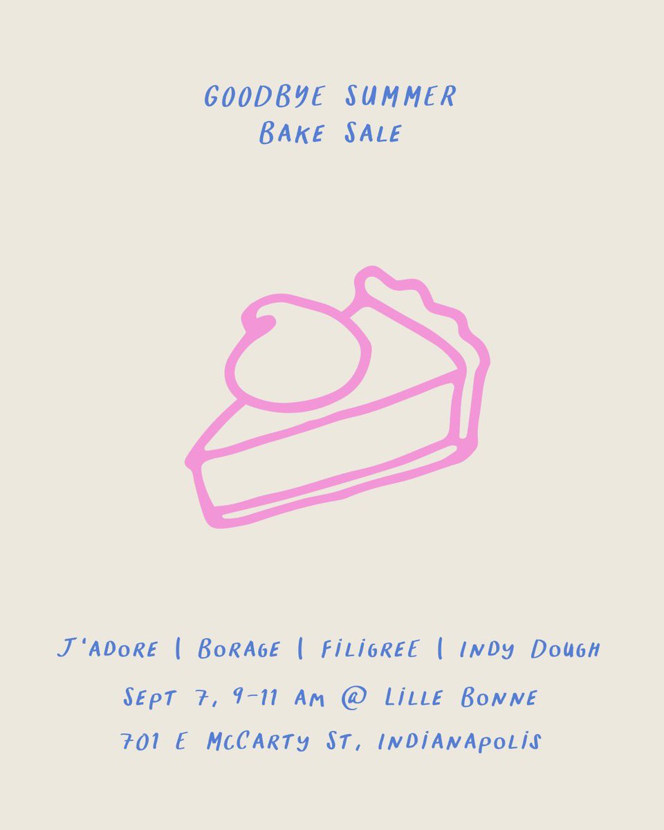ebrungard's tweet photo. Busy times if you’re me, great times if you’re an Indy resident who loves local food.

Bake sale this Saturday, international food festival on October 4! https://t.co/nk9RelhsCI