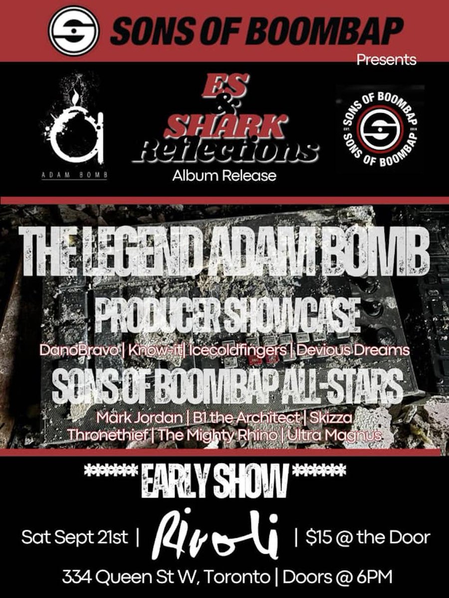 <a href="/UltraMagnusMC/">Ultra Magnus</a> is playing two back-to-back release parties. On Sept 20 he's playing the double release party for <a href="/JohnKhanTheDon/">The Mighty Rhino 🇮🇱 🤝🕊🇵🇸🇮🇳🇺🇦🇹🇼🇦🇲🇸🇨</a> &amp; <a href="/Skizza306/">Skizza</a> and on Sept 21 he's playing the release party for Es &amp; <a href="/shark_the_sob/">Shark the SOB</a>. The latter also features <a href="/_Adam_Bomb_/">Adam Bomb</a>! Both shows are early!